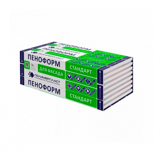 Пенопласт Пеноформ Стандарт ППС-15 ТБ 1185х585х100 мм 4 штуки в упаковке