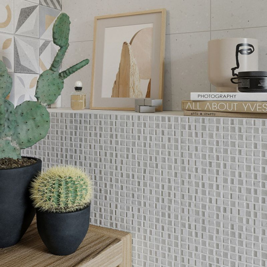 Плитка керамическая Unitile Supreme 250х600 мм grey mosaic 02