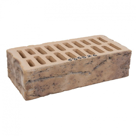 Кирпич облицовочный одинарный пустотелый М-150 айвори рустик ВИНЗЕР