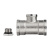 Тройник под манометр ВР 1/2" х 1/4" х 1/2" MPF