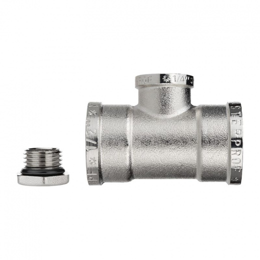 Тройник под манометр ВР 1/2" х 1/4" х 1/2" MPF