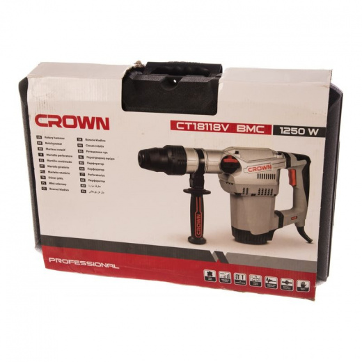 Перфоратор Crown CT18118V BMC 1250 Вт