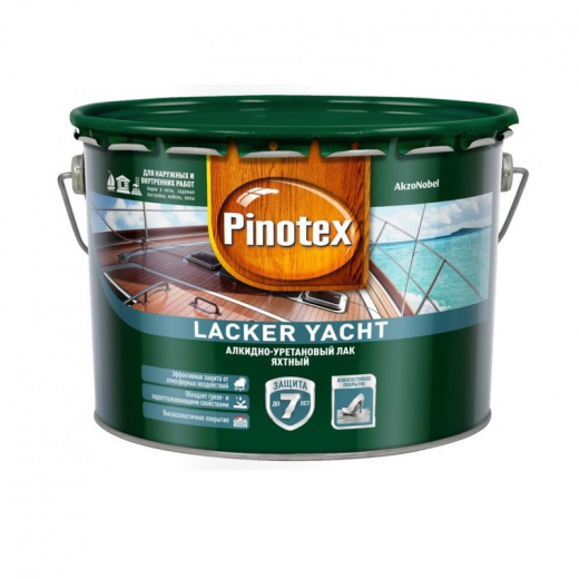 Лак Pinotex Lacker Yacht 40 полуматовый, 9 л