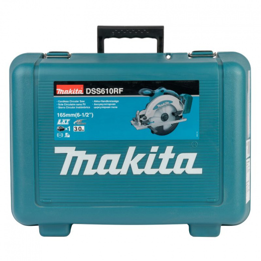 Пила дисковая Makita DSS610RF 165 мм 18В