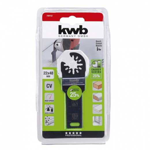 Полотно пильное по дереву для МФУ KWB Energy Saving 22мм