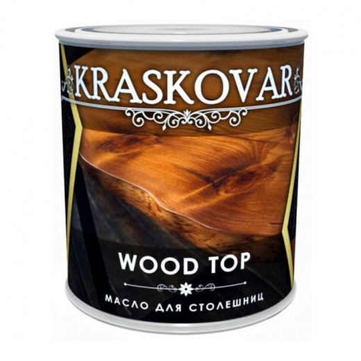 Масло для столешниц Kraskovar дуб матовое 0,75л