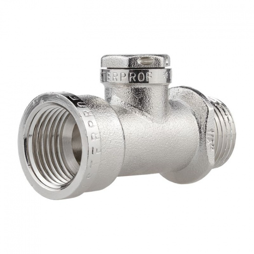 Тройник под манометр ВР-ВР-НР 1/2" х 1/4" х 1/2" с ограничителем MPF
