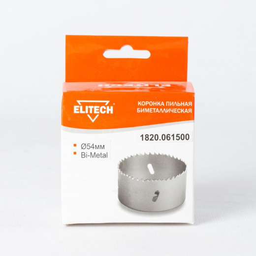 Коронка Elitech Bi-metal 54 мм