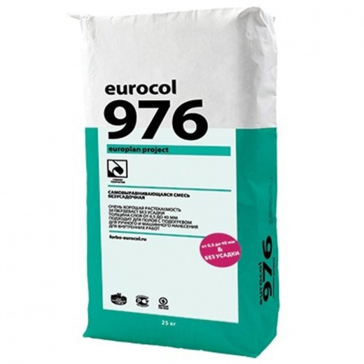 Смесь выравнивающая для пола Forbo Eurocol 976, 25 кг