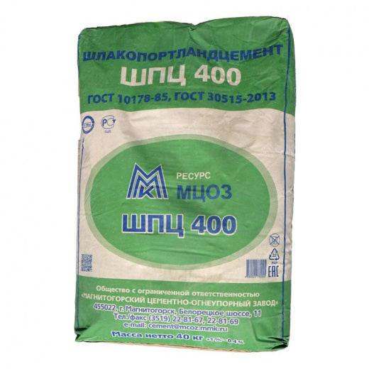 Цемент ЦЕМ II / В-Ш 32,5Н (ПЦ-400 Д20) Магнитогорскцемент 1 т