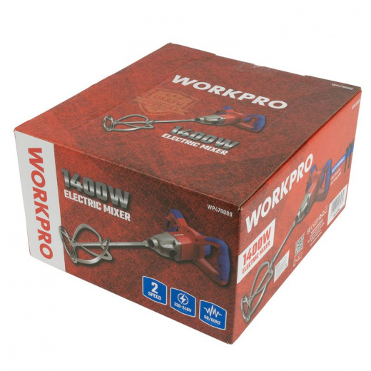 Миксер электрический Workpro WP476000 1400 Вт