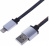 USB кабель для iPhone 5/6/7 моделей, шнур в джинсовой оплетке REXANT