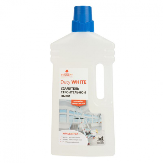 Средство для удаления гипсовой пыли Duty White, 1 л