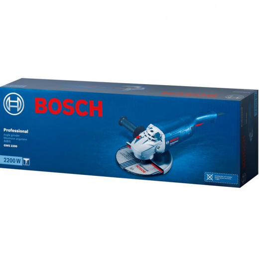 УШМ Bosch GWS 2200, 180 мм 2200 Вт