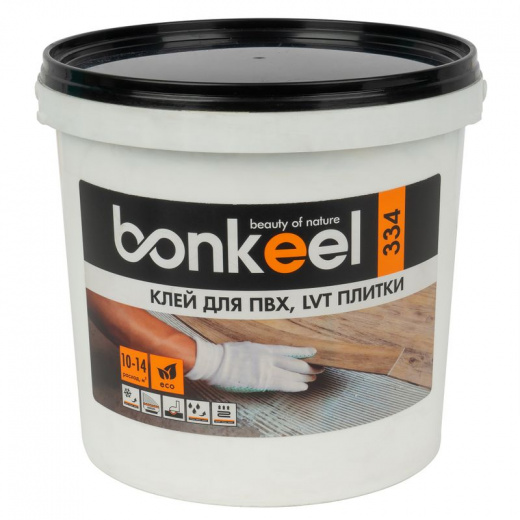 Клей Bonkeel 334 для ПВХ и LVT плитки 3,5 кг