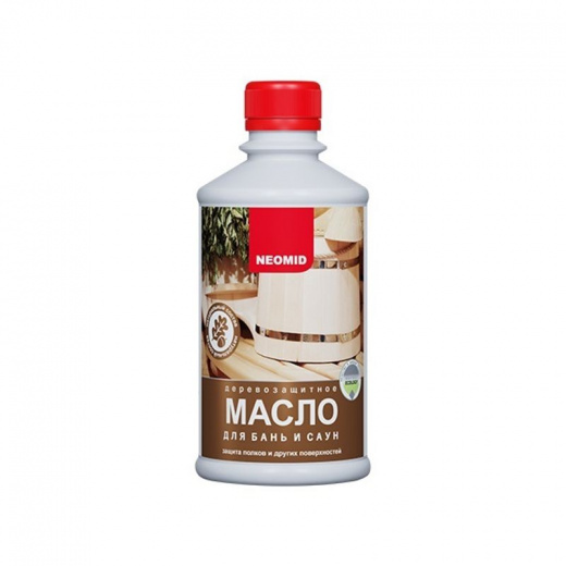 Масло деревозащитное для бань и саун Neomid 0,25 л