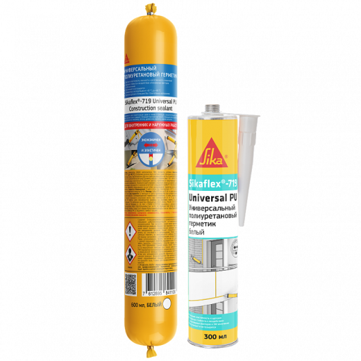 Однокомпонентный эластичный полиуретановый герметик Sikaflex®-719 Universal PU