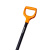 Лопата снеговая Fiskars с деревянным черенком 40х53,5 см
