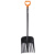Лопата снеговая Fiskars с деревянным черенком 38х35,5 см