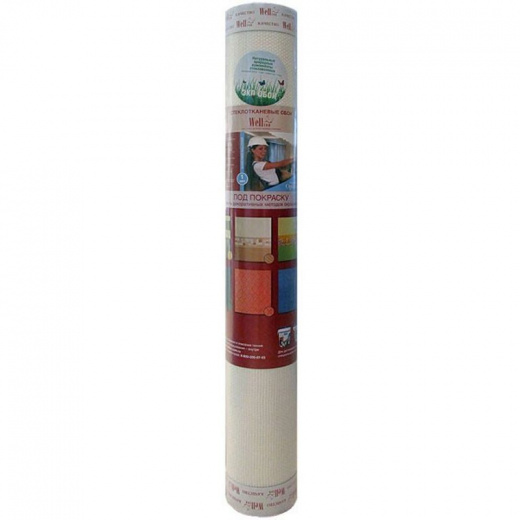 Стеклообои Wellton W080 Рогожка (1х25м)