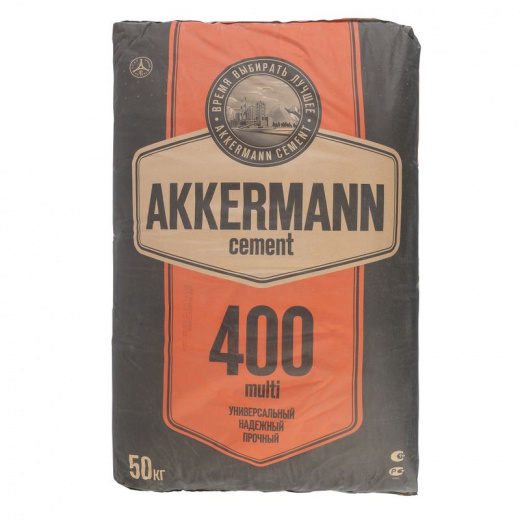 Цемент ЦЕМ II/В-Ш 32,5Н (ПЦ-400 Д20) AKKERMANN multi 50 кг