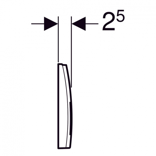 Клавиша смыва Geberit Delta 50 (115.135.11.1)