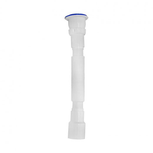 Гофросифон унив 800 мм 1 1/2"х40/50 (нерж вып, винт 80) Unicorn D220
