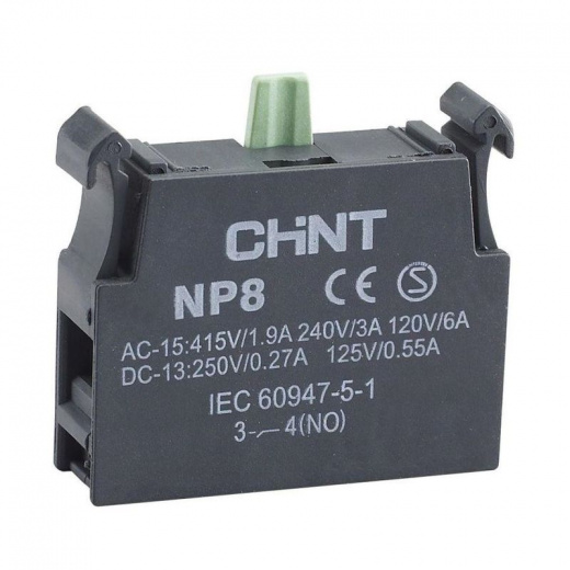 Блок контактный 1НО для NP8 CHINT