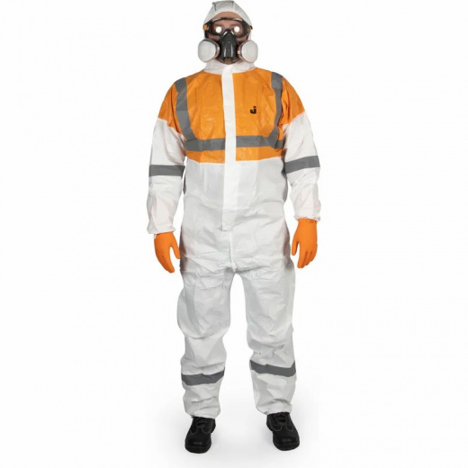 Комбинезон защитный Jeta Safety из нетканого материала светоотражающий XL