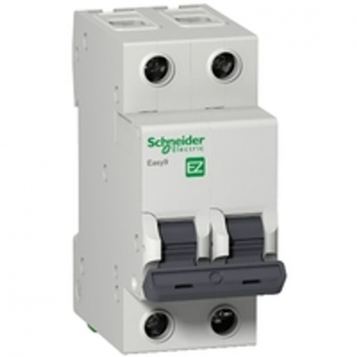 Автоматический выключатель двухполюсный C 16А Schneider EASY9
