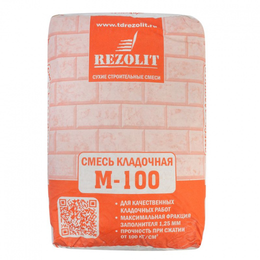 Кладочная смесь Rezolit М-100, 25 кг