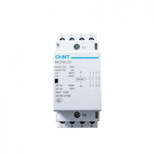 Контактор модульный NCH8-20/22 AC 2НЗ+2НО 20А 220-230В CHINT