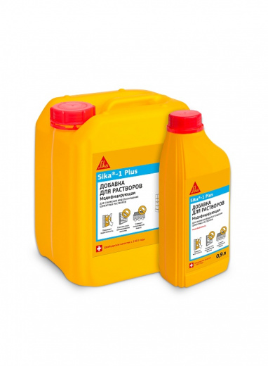 Жидкая добавка, снижающая капиллярный подсос строительных растворов Sika®-1 Plus