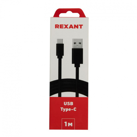 Шнур USB 3.1 type C (male) - USB 2.0 (male) 1м REXANT