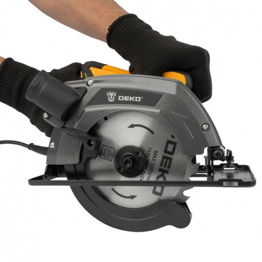 Пила циркулярная Deko DKCS1500-160 165 мм 1500 Вт