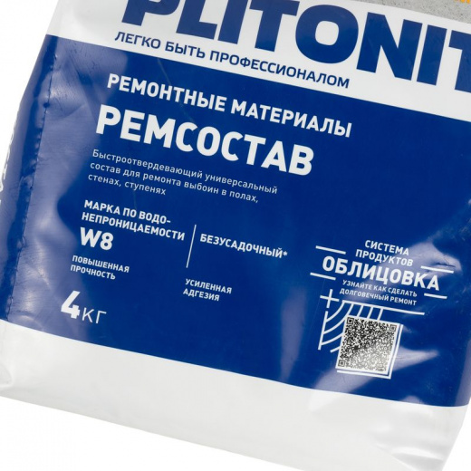 Ремонтный состав Plitonit, 4 кг
