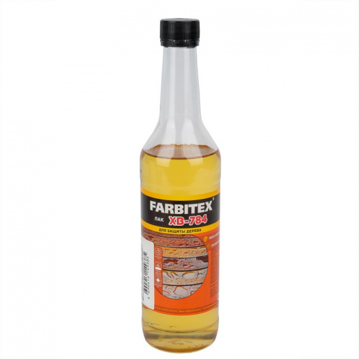 Лак FARBITEX ХВ-784 бесцветный 0,5 л