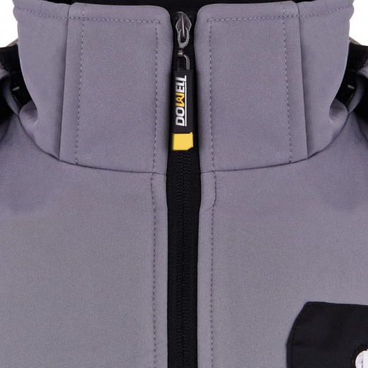 Куртка Softshell с капюшоном XL серая Dowell