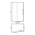 Душевой уголок Comforty (XL 191+ XL195), 120х80х195 (00004151025)