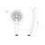 Лейка душевая круглая 3 режима Iddis Optima Home хром