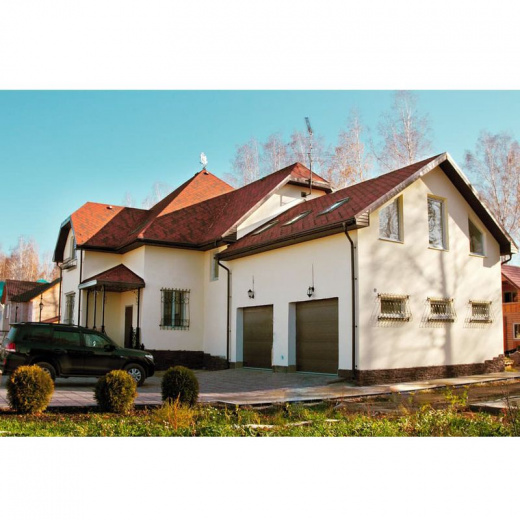 Гибкая черепица Shinglas Финская Соната, Красная