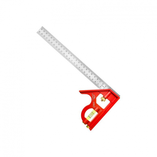 Линейка комбинированная Vertextools Profi 30 см