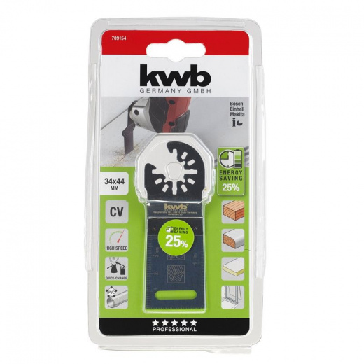 Полотно пильное по дереву для МФУ KWB Energy Saving 34мм