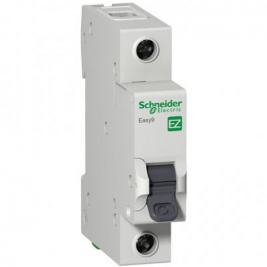 Автоматический выключатель однополюсной C 63А Schneider EASY9
