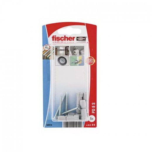 Дюбель Fischer с шурупом PDSK 8х29 мм 5 шт/уп