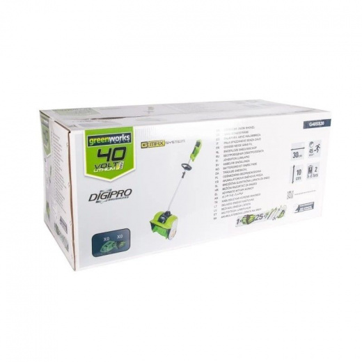 Снегоуборщик-снеголопата Greenworks GD40SSK2 аккумуляторный