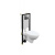 Комплект инсталяции Cersanit Black с унитазом Parva 64229