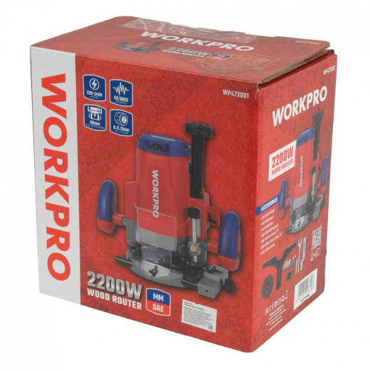 Фрезер ручной Workpro WP473001 2200 Вт
