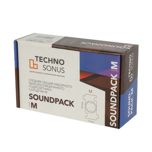 Подрозетник SoundPack M доборный 72х150 мм
