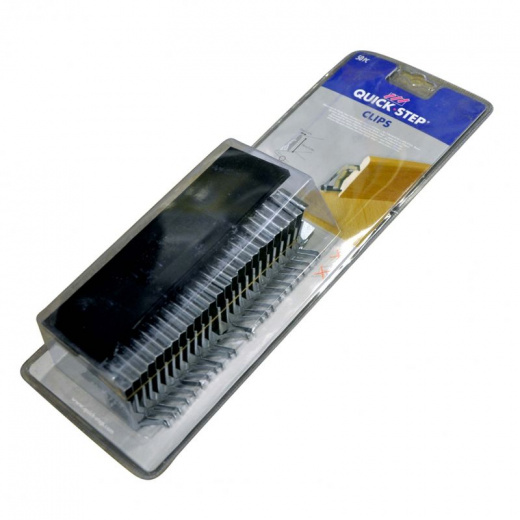Крепеж Quick-Step (QSCLIPSKRME 7080, к плинтусу 58мм, к ламинату 7-8мм, 50шт/уп)